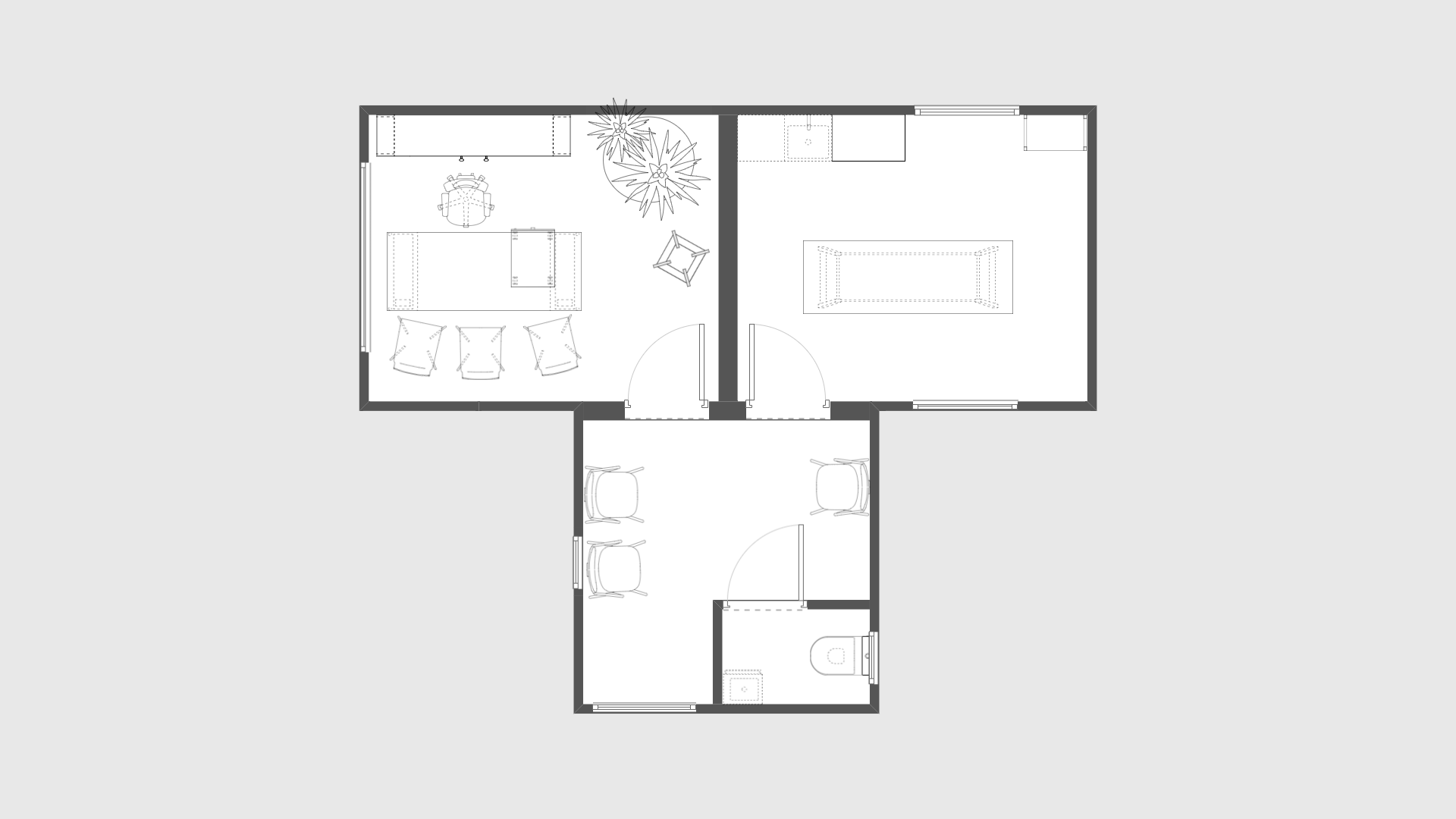 plan d'une construction modulaire pour professions libérales